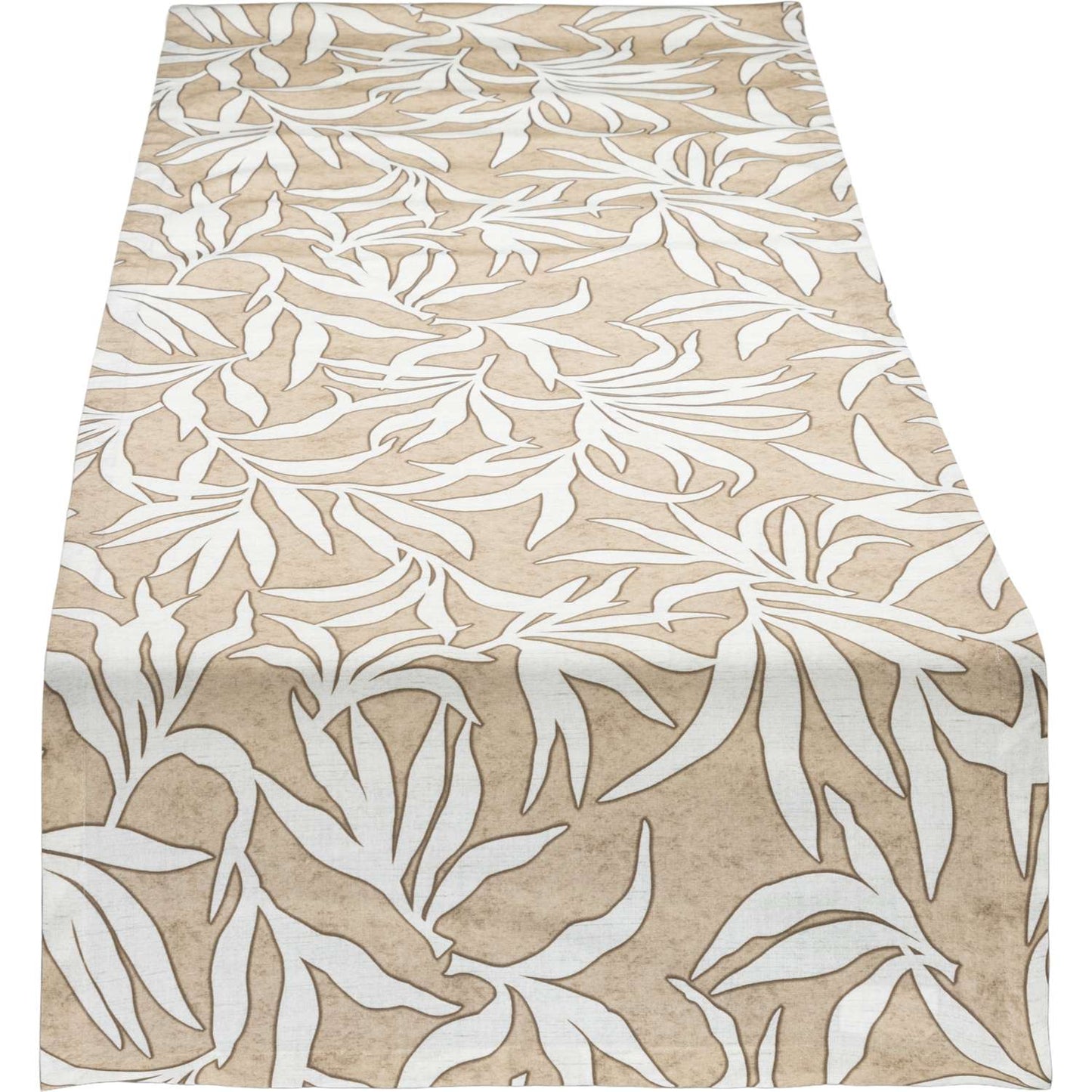 Tischläufer für Terrasse & Balkon • Wasser- & schmutzabweisend • Schattenzug beige | 50x150 cm