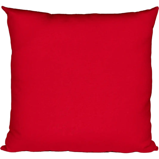 wetterbeständige Kissenhülle Lea Solid rot 60x60 cm