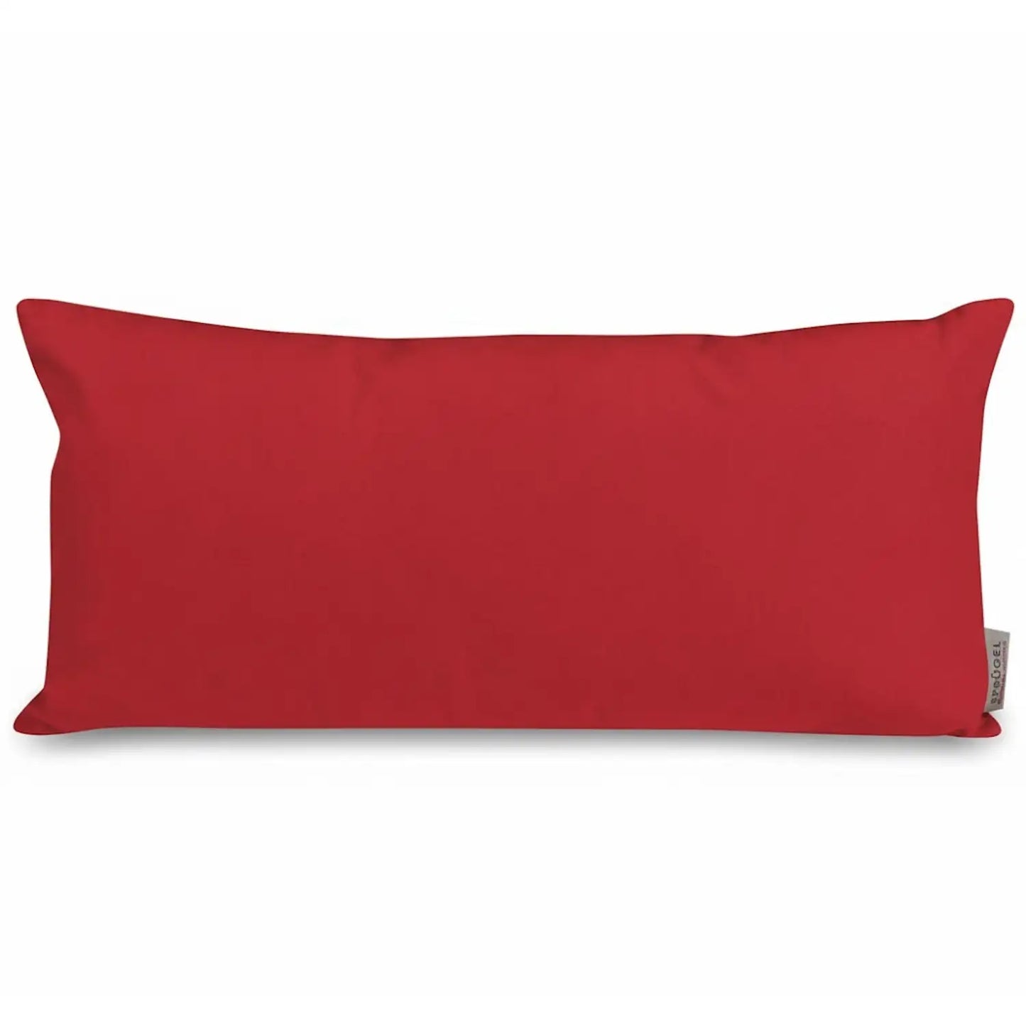 wetterbeständige Kissenhülle Lea Solid rot 30x50 cm