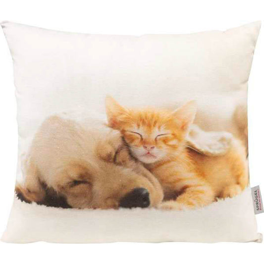 Kissenhülle Kuschelfreunde - Sleeping Puppies 45x45 cm