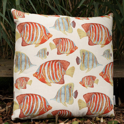 Kissenhülle mit Fischen - Nautilus Fish - 45x45 cm