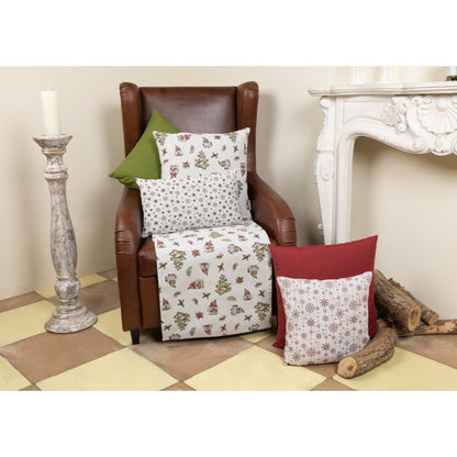 Jacquard Tischband X-Mas Winter Tomte 40x180 cm