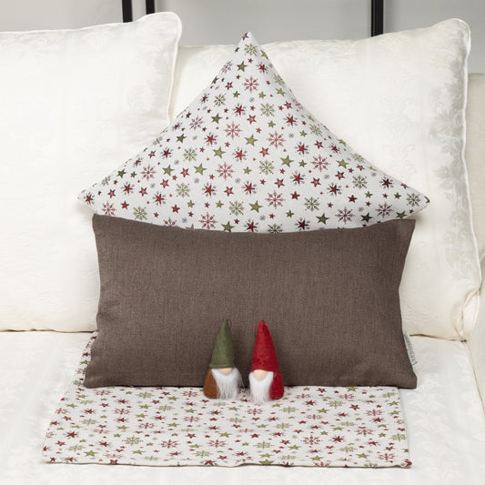 Jacquard Kissenhülle X-Mas Winter Starlets 50x50 cm