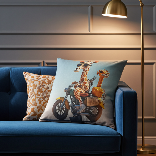 Kissenhülle Giraffe Safari